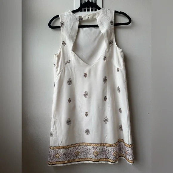 Forever 21 Off White Sleeveless A-Line Sundress - Picture 4 of 13